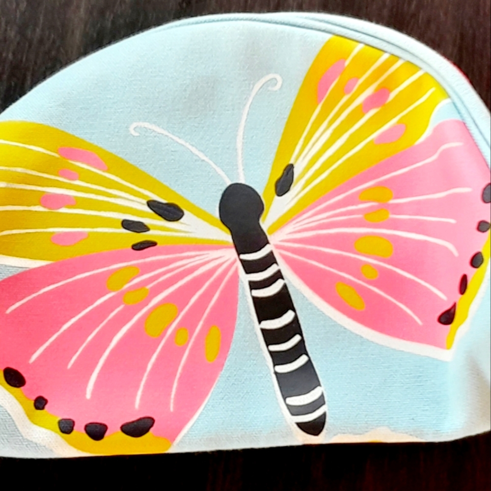 *HoneyBee Gardens Buttery Butterfly Cosmetic Bags